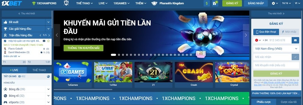 1xbet